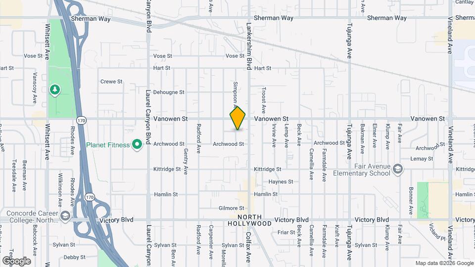 6724 Simpson Ave Map and Location Details