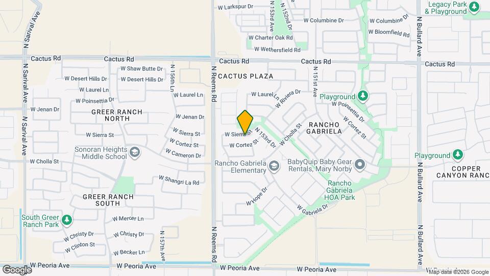 15425 W Sierra St Map and Location Details