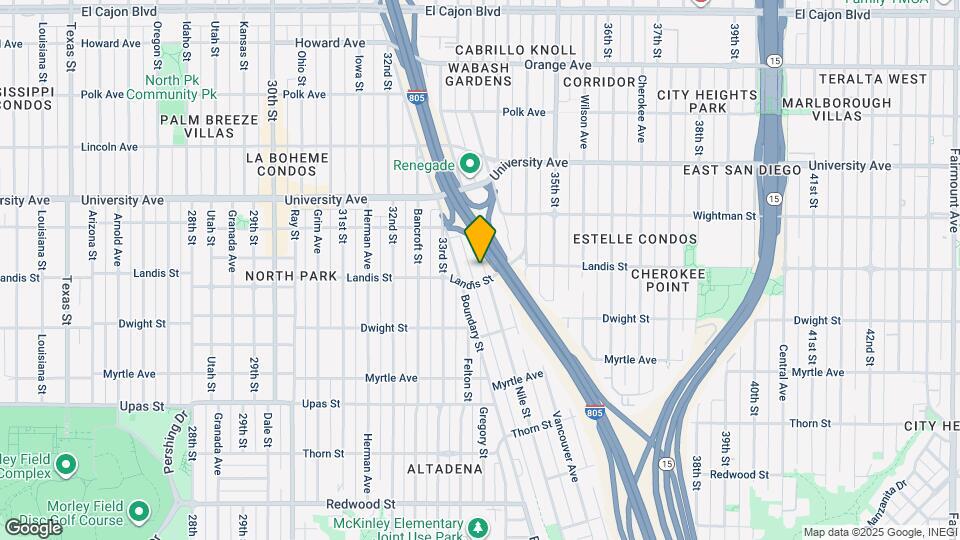 3724 Nile St Map and Location Details