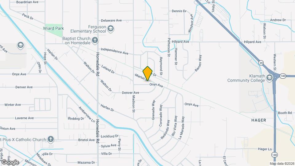 5883 Onyx Ave Map and Location Details