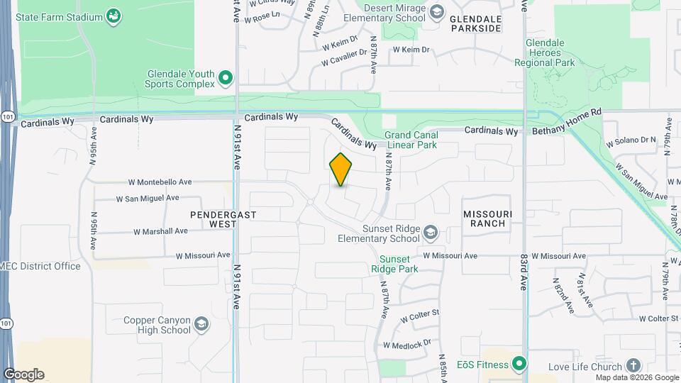 5708 N 88th Ave Mapa y Detalles de la Ubicación