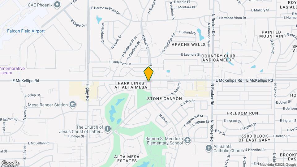 1951 N 55th Pl, Unit 47F Map and Location Details