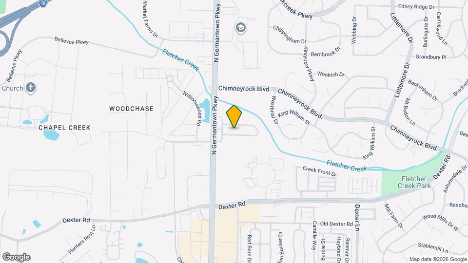 8158 Creekside Cir S Map and Location Details