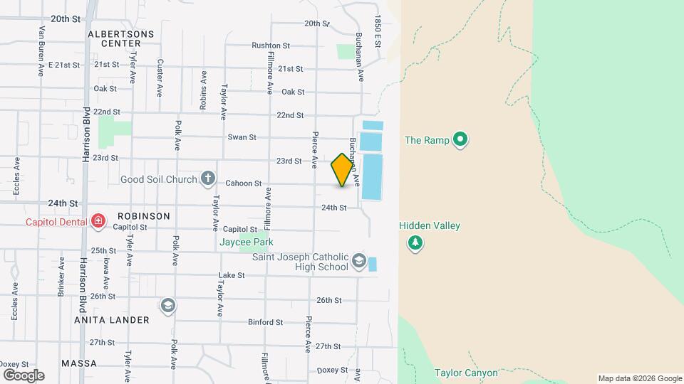 1757 Cahoon St Map and Location Details