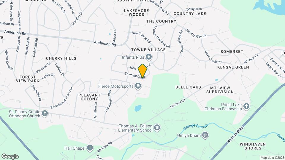 3344 Towneship Rd Map and Location Details