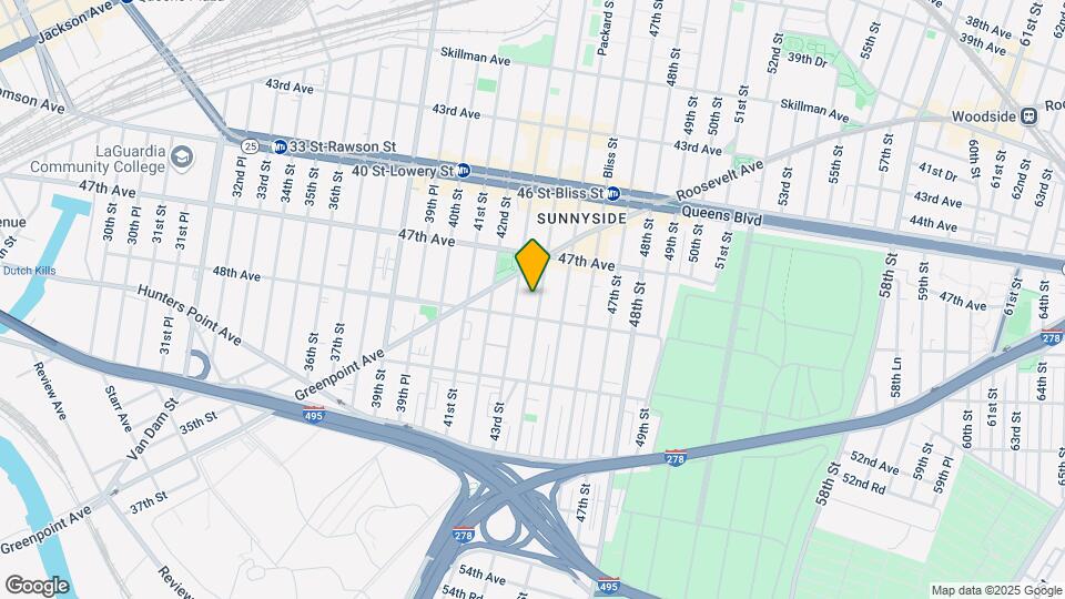 47-44 44th St Mapa y Detalles de la Ubicación