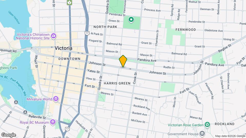 1015 Johnson St Map and Location Details