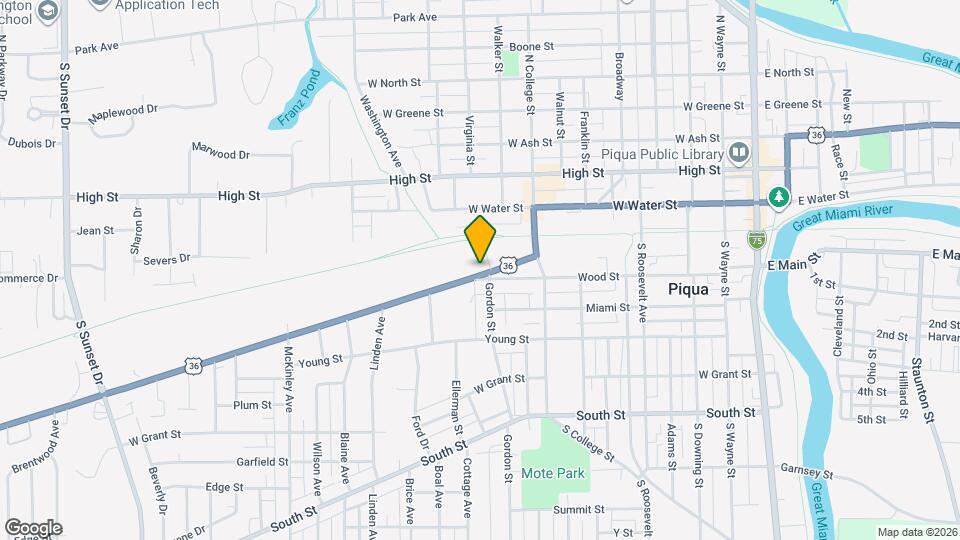 708 Covington Ave Map and Location Details