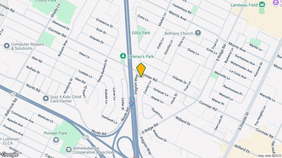 1215 Cormier Rd Map and Location Details