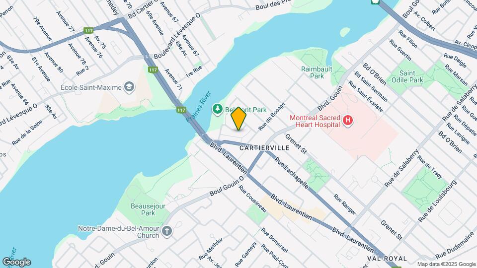 12480 Odette-Oligny Rue Map and Location Details