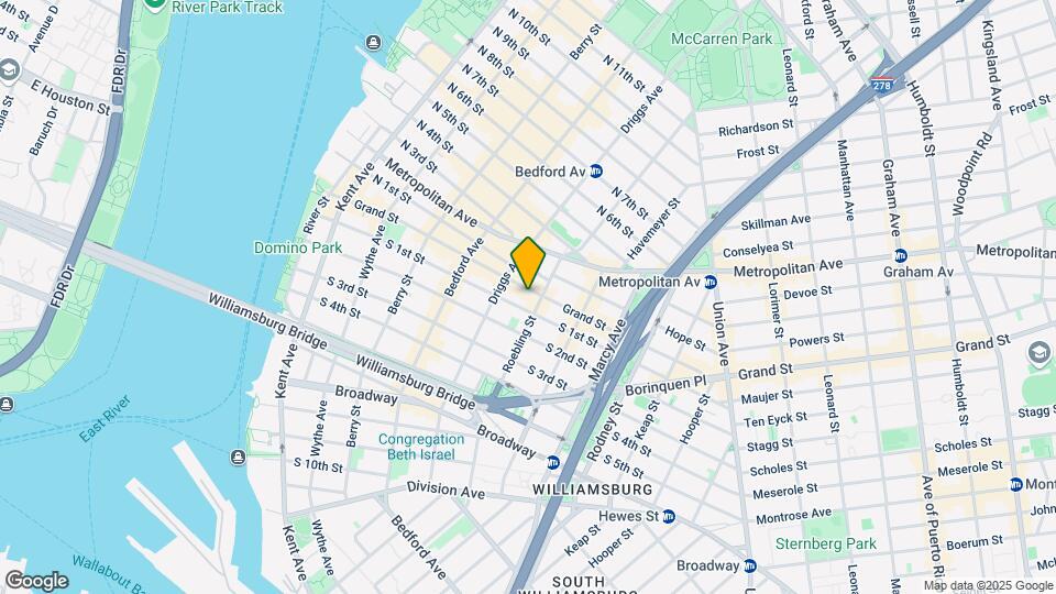 252 Grand St Map and Location Details