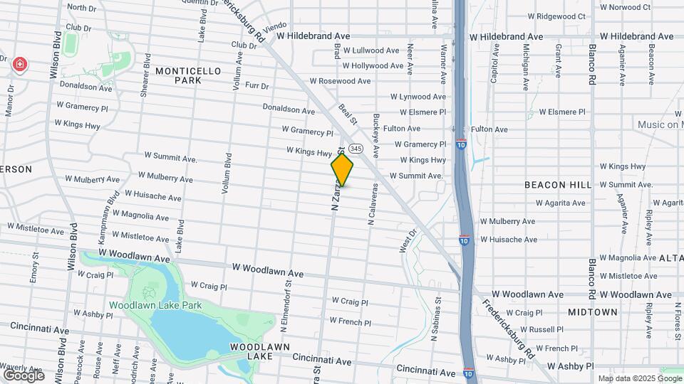 1645 W Mulberry Ave Map and Location Details