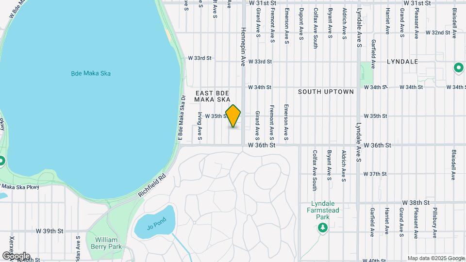 3527 Holmes Ave S, Unit #1 Map and Location Details