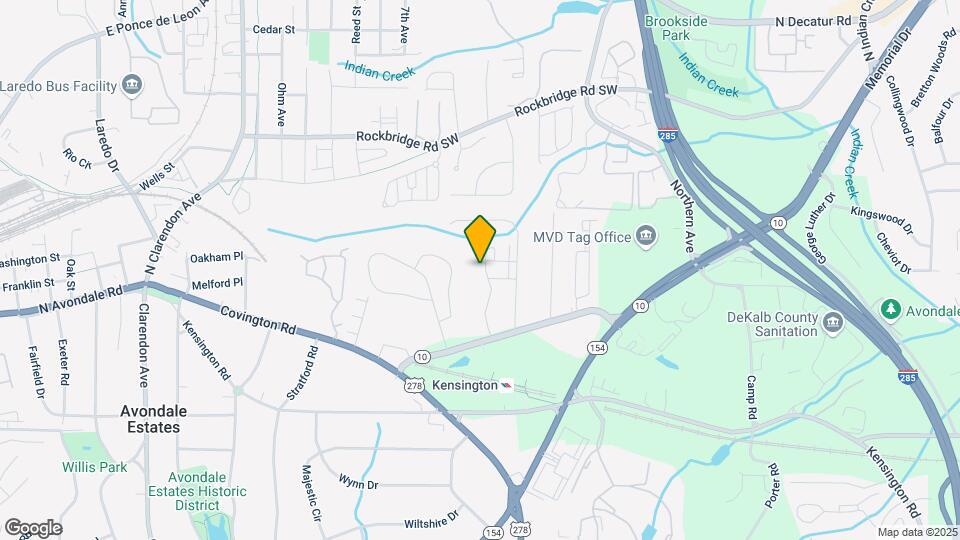 673 Avondale Creek Dr. Map and Location Details