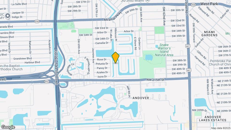 3822 S Lake Terrace Map and Location Details