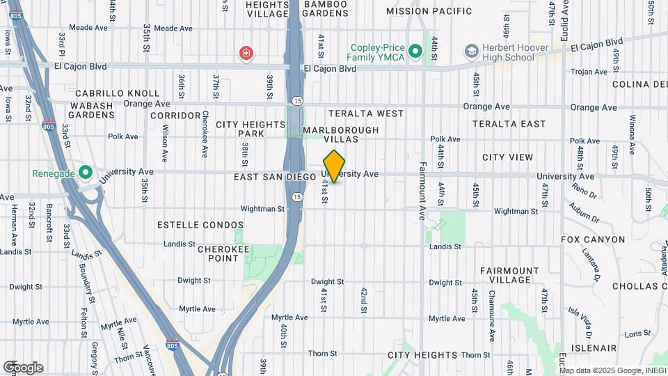3853 41st St Mapa y Detalles de la Ubicación