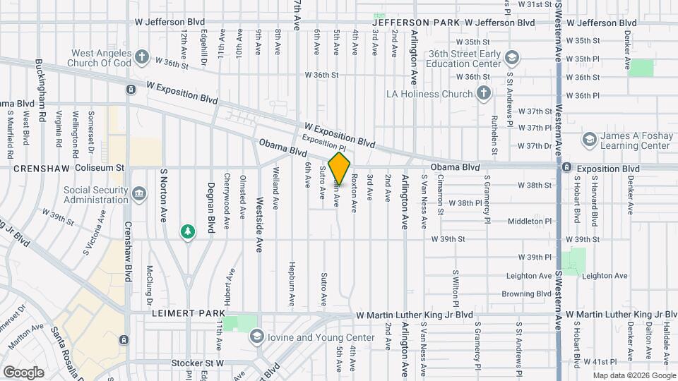 3798 Dublin Ave Map and Location Details