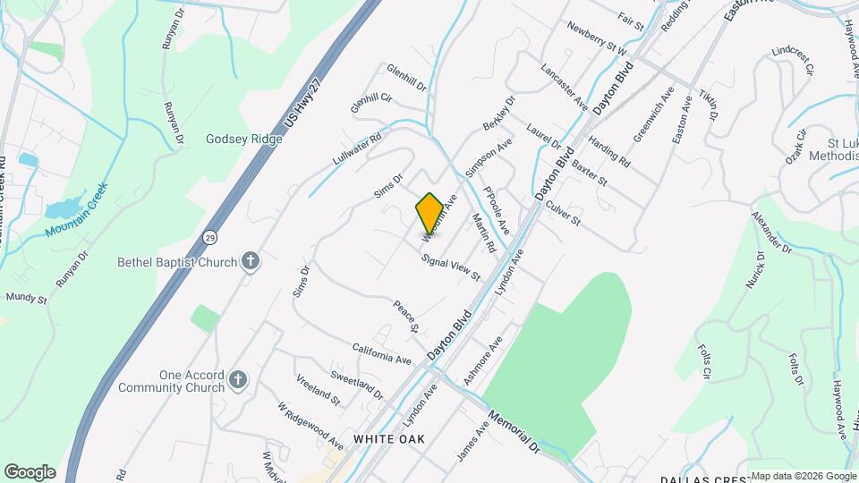 2508 Woodfin Ave Map and Location Details