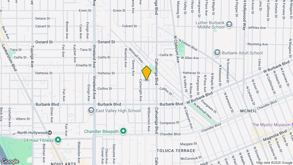 5723 Willowcrest Ave, Unit 3 Map and Location Details