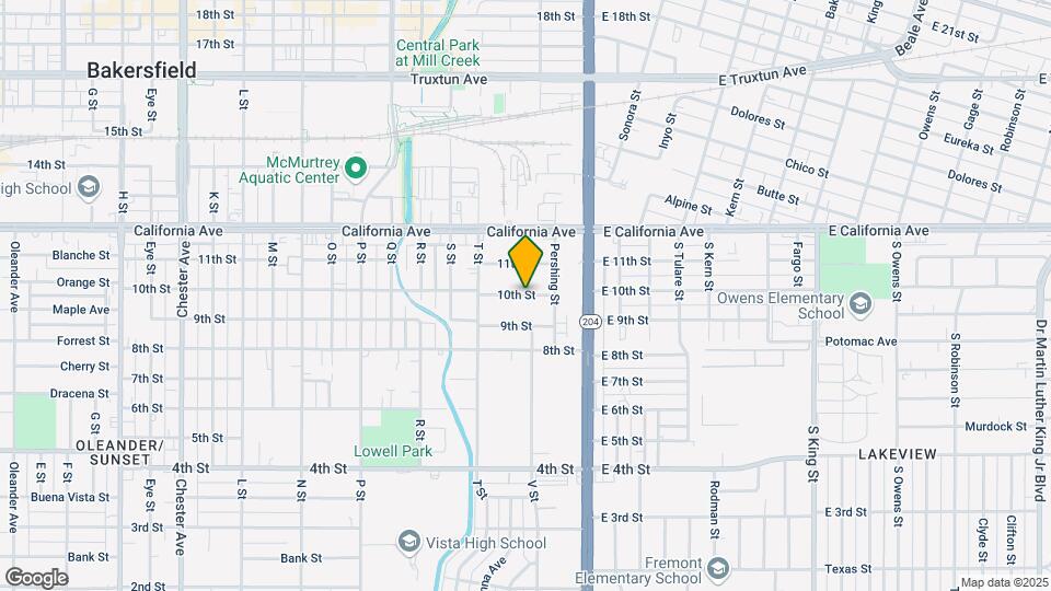 301 10th St Map and Location Details