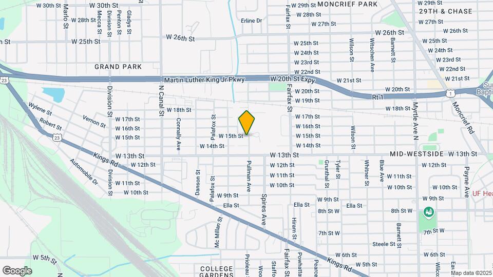 2418 Pullman Ave Map and Location Details