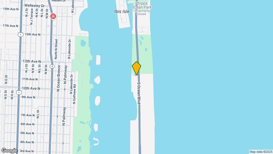 2505 S Ocean Blvd Map and Location Details