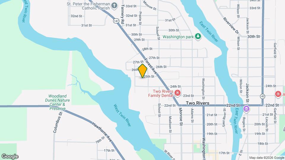 2015 25th St, Unit Lower Map and Location Details