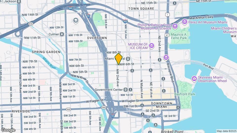 HUB Miami Map and Location Details