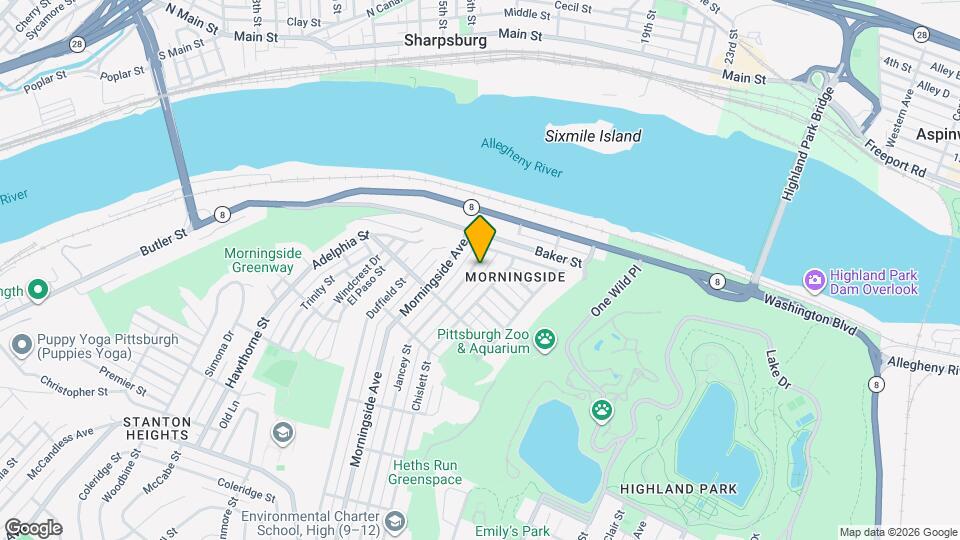 1840 Jancey St Map and Location Details