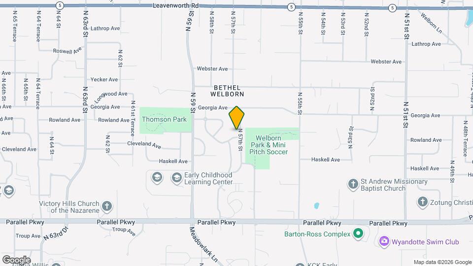 2500 N 57th St Map and Location Details