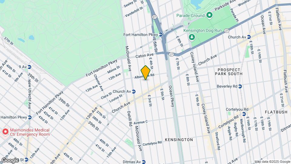 292 E 3rd St, Unit 2nd Floor Map and Location Details