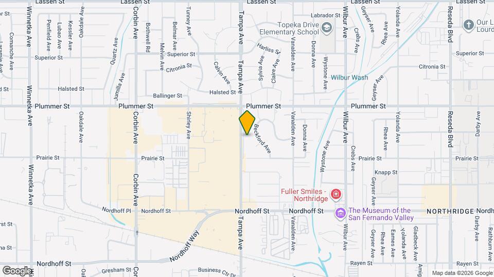 9350 Tampa Ave Mapa y Detalles de la Ubicación