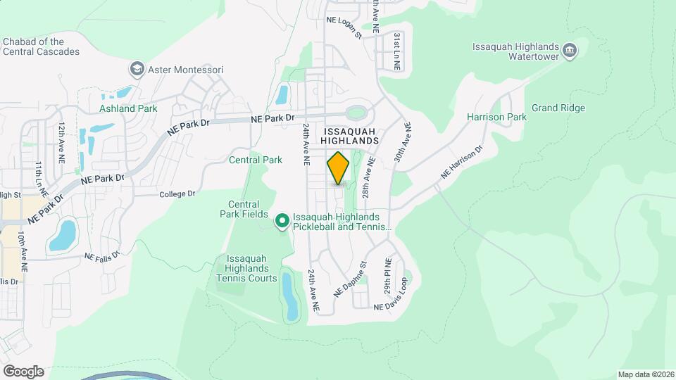 1698 25th Pl NE Map and Location Details