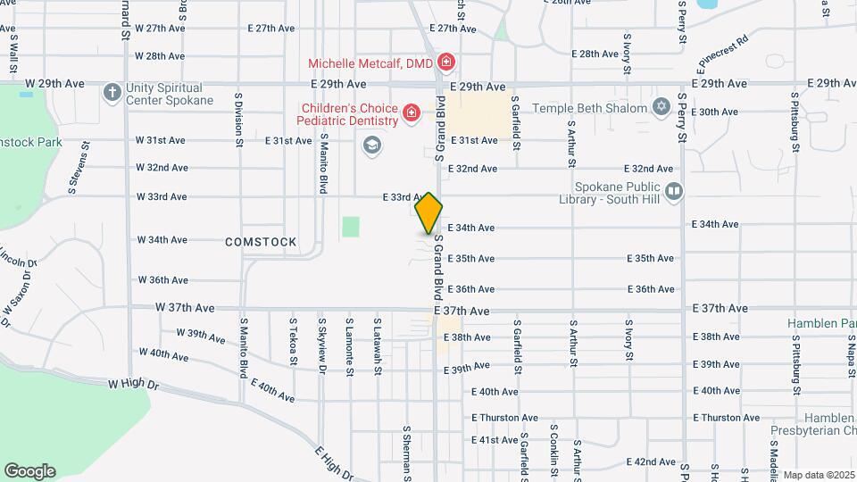 3414 S Grand Blvd Mapa y Detalles de la Ubicación
