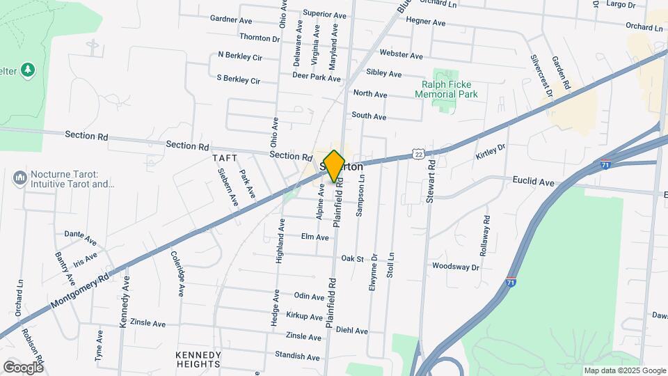 6843 Plainfield Rd Map and Location Details
