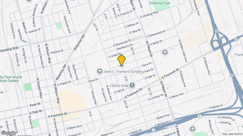 833 E St Map and Location Details