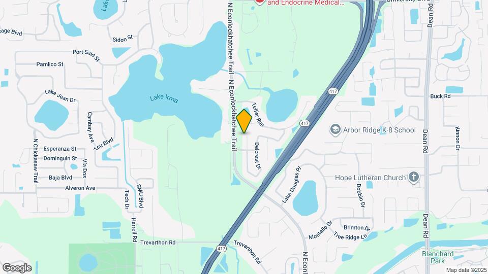 2826 Delcrest Ct Mapa y Detalles de la Ubicación