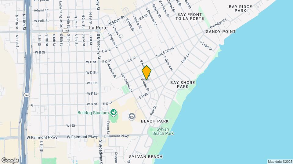 727 S Iowa St Map and Location Details