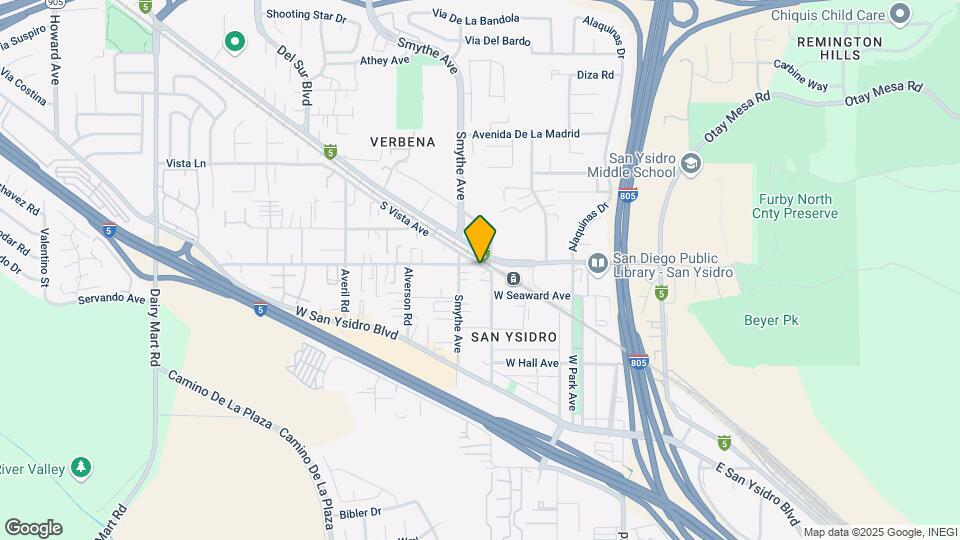 210 S Vista Ave Map and Location Details