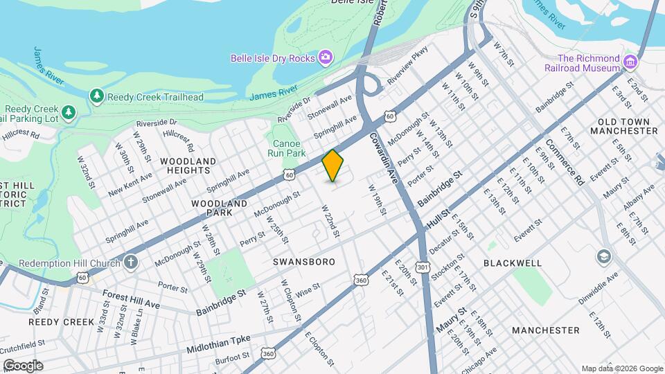 2109 Old Manchester St Map and Location Details