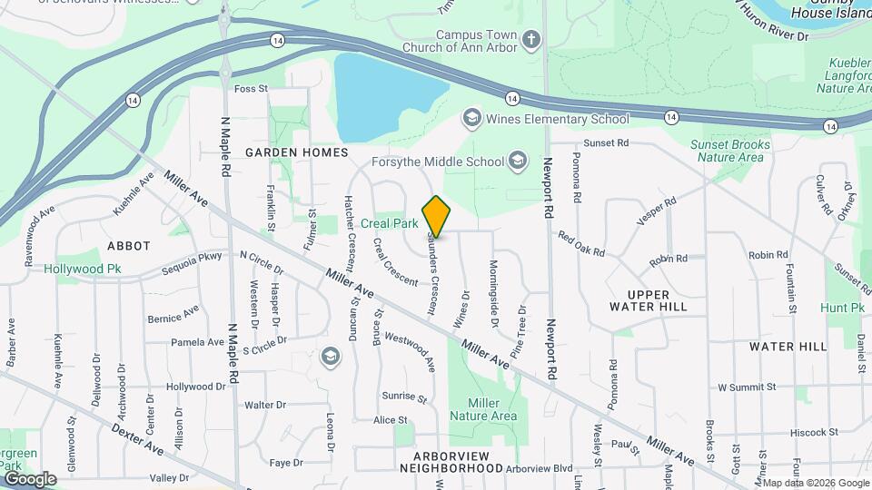 1410 Saunders Crescent Map and Location Details