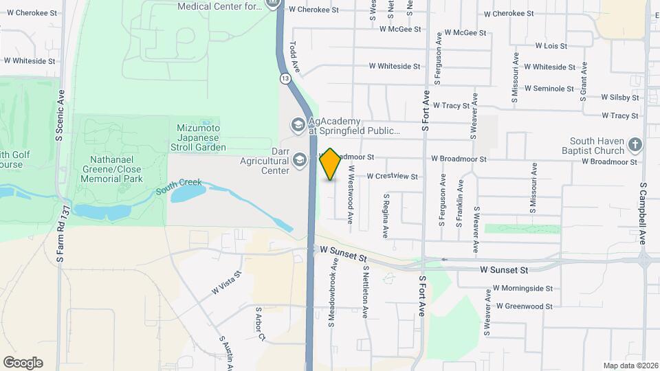 2451 S Meadowbrook Ave Map and Location Details
