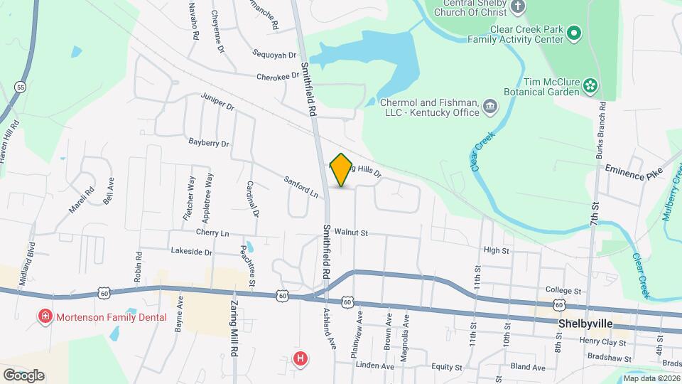 1404 Logan St Map and Location Details