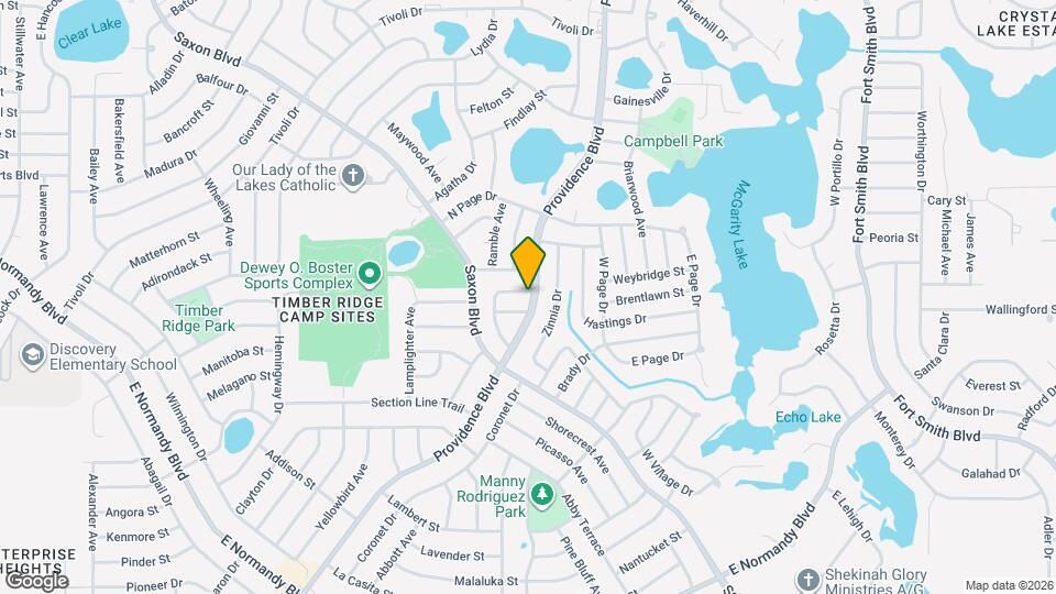1544 Providence Blvd Mapa y Detalles de la Ubicación