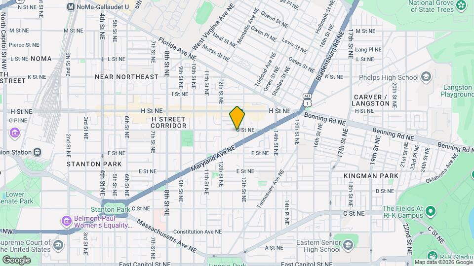 1241 G St NE, Unit 1241 G st NE Map and Location Details