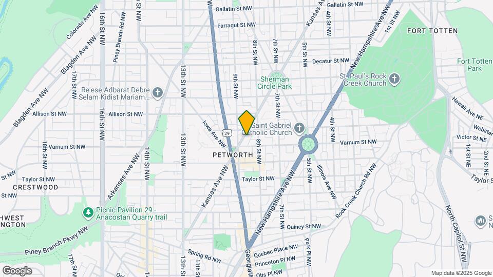 4317 Kansas Ave NW Map and Location Details