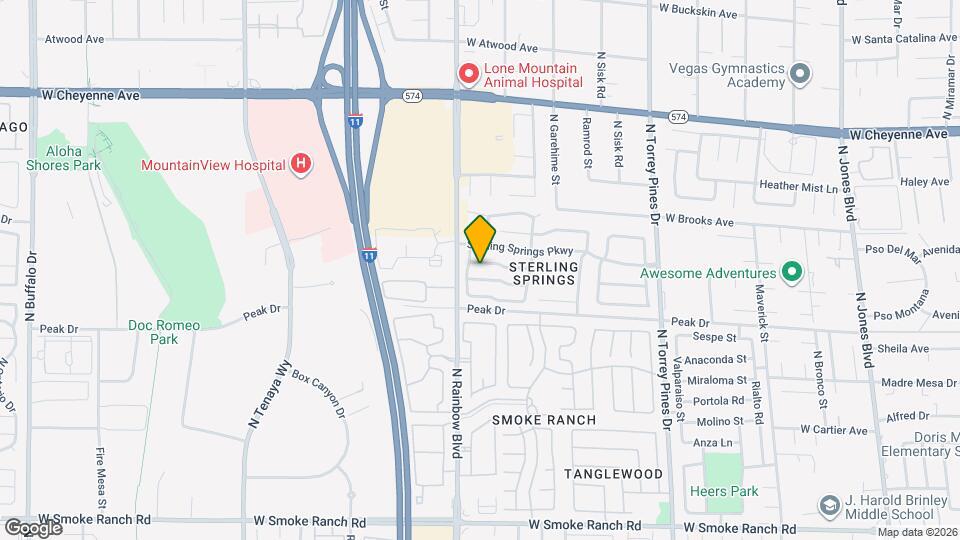 6717 Silvery Ave Map and Location Details