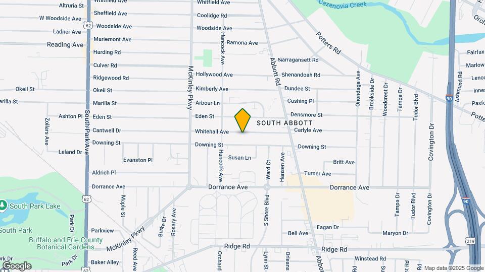 113 Whitehall Ave-Unit -Lower Apt Map and Location Details