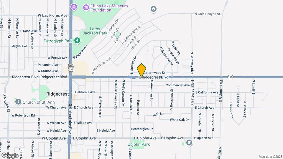 531 E Ridgecrest Blvd Map and Location Details