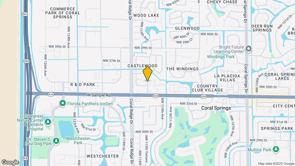 3512 NW 114th Ln Map and Location Details